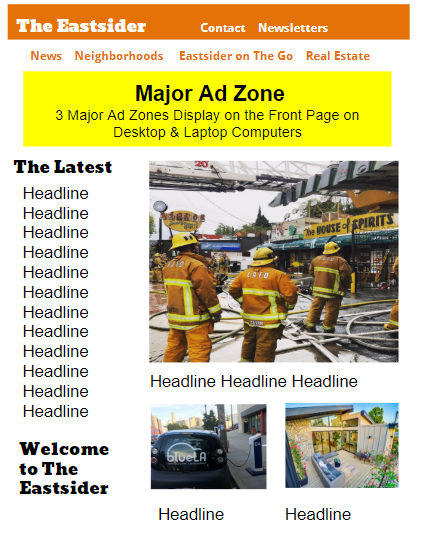Major Ad Zone: Front Page (Desktop & Laptop)